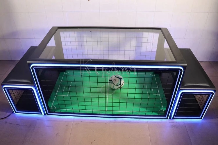 Interactive LED football table for fun family play