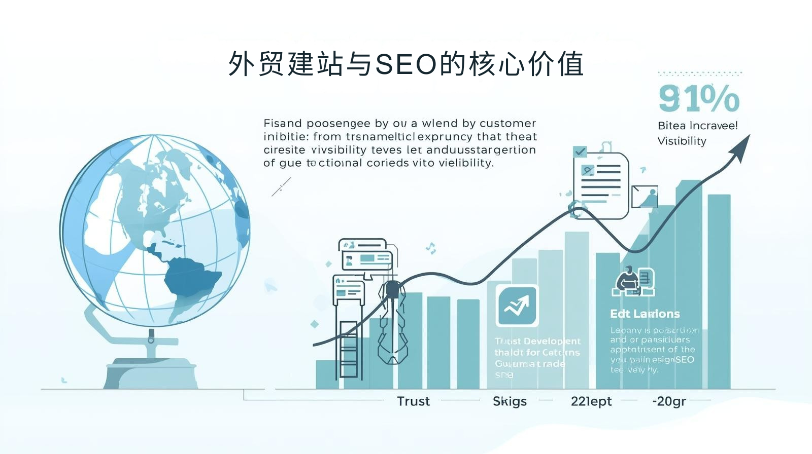 1. القيمة الأساسية لبناء موقع التجارة الخارجية وتحسين محركات البحث