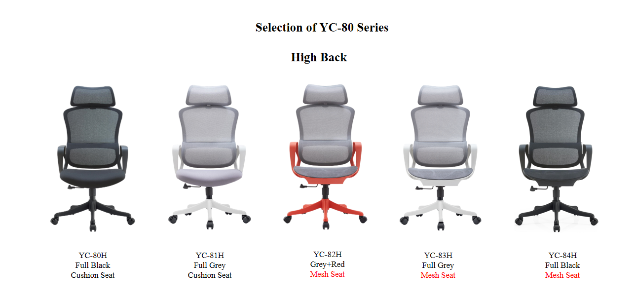 Cadeiras para funcionários da Siwares YC-80