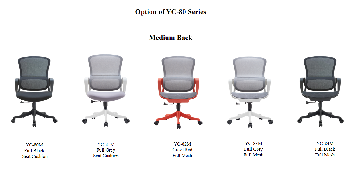 Cadeiras para funcionários da Siwares YC-80