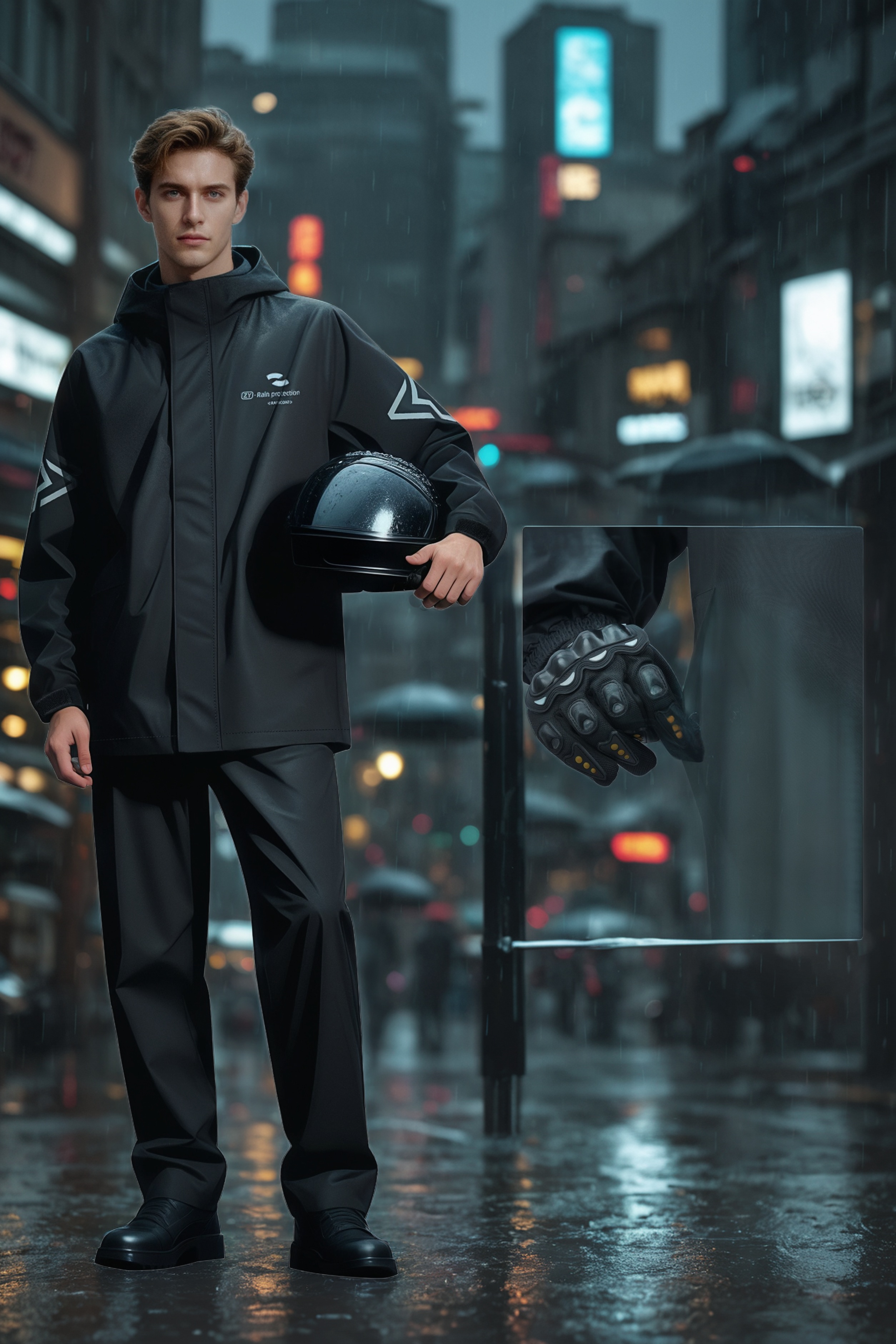 Ride with Confidence: Modern Rain Gear Meets Style