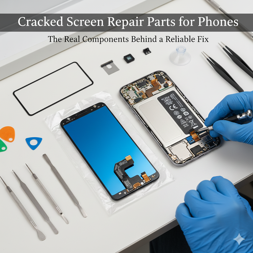 Cracked Screen Repair Parts for Phones: The Real Components Behind a Reliable Fix
